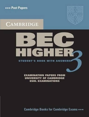 CAMBRIDGE BEC HIGHER 3 SB W A
