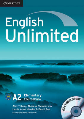 ENGLISH UNLIMITED A2 ELEMENTARY SB (+ E-PORTFOLIO)