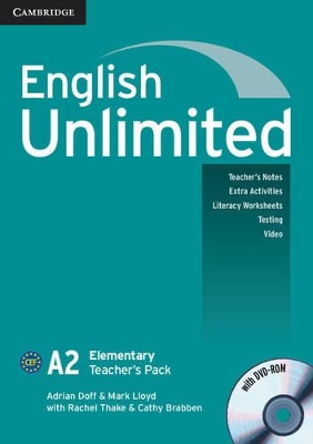 ENGLISH UNLIMITED A2 ELEMENTARY TCHR S (+ DVD)