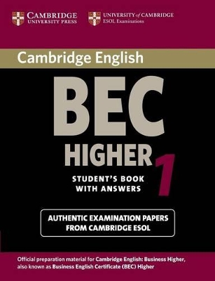 CAMBRIDGE BEC HIGHER 1 SB W A