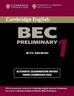 CAMBRIDGE BEC PRELIMINARY 1 SB W A