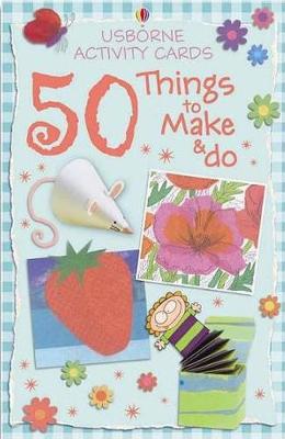 USBORNE ACTIVITY CARDS : 50 EASTER THINGS TO MAKE  DO PB