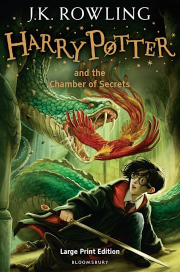 HARRY POTTER AND THE CHAMBER OF SECRETS - HC LARGE PRINT EDITION
