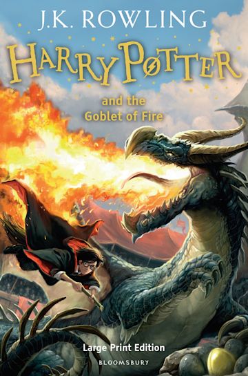 HARRY POTTER AND THE GOBLET OF FIRE - HC LARGE PRINT EDITION