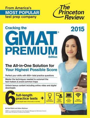 CRACKING THE GMAT WITH 6 PRACTICE TESTS