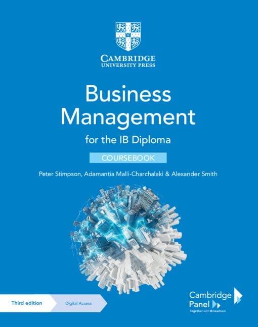 BUSINESS MANAGEMENT FOR THE IB DIPLOMA IB 3RD ED