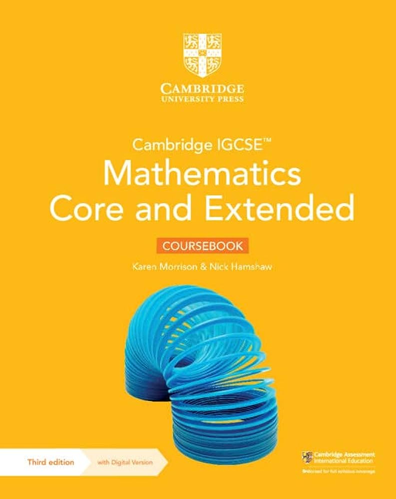 Mathematics Core and Extended Coursebook with Digital Version (2 Years Access)