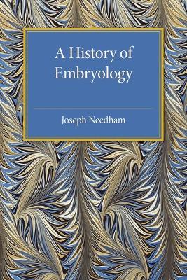 A HISTORY OF EMBRYOLOGY PB