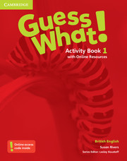 GUESS WHAT! 1 ACTIVITY BOOK (+ ONLINE RESOURCES)