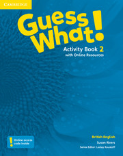 GUESS WHAT! 2 ACTIVITY BOOK (+ ONLINE RESOURCES)