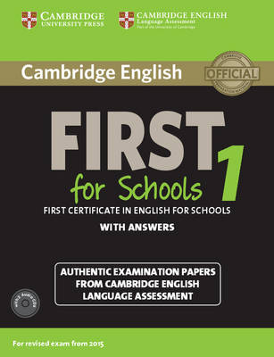 CAMBRIDGE ENGLISH FIRST FOR SCHOOLS 1 SELF STUDY PACK (+ 2 CD) N E
