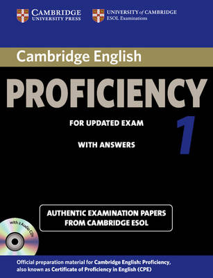 CAMBRIDGE ENGLISH PROFICIENCY FOR UPDATED EXAM 1 SELF STUDY PACK (+ 2 CD)
