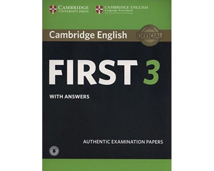 CAMBRIDGE ENGLISH FIRST 3 SELF STUDY PACK (+ DOWNLOADABLE AUDIO)