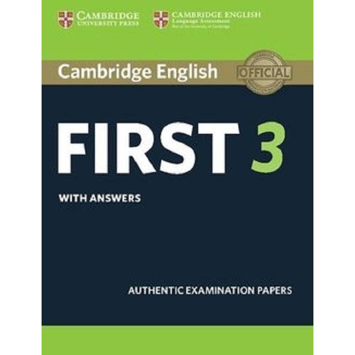 CAMBRIDGE ENGLISH FIRST 3 SB W A