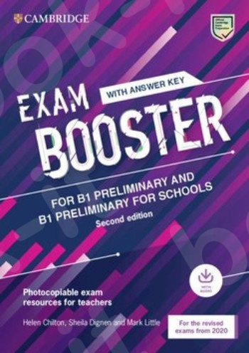 CAMBRIDGE ENGLISH EXAM BOOSTER PRELIMINARY  PRELIMINARY FOR SCHOOLS ( AUDIO) WA - FOR 2020 EXAMS