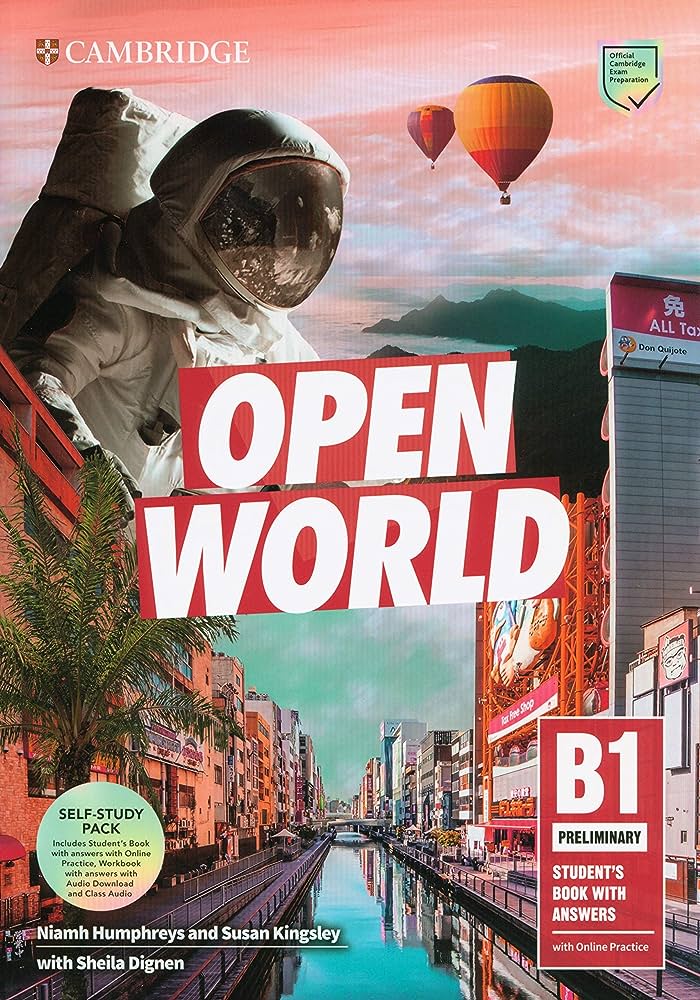 OPEN WORLD B1 PRELIMINARY SELF STUDY BOOK (SB WITH KEY WITH ON LINE PRACTICE  WB WITH KEY WITH AUDIO)