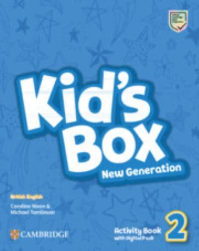KIDS BOX NEW GENERATION 2 ACTIVITY BOOK ( DIGITAL PACK)