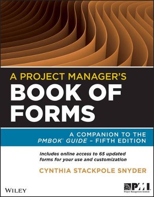 PROJECT MANAGERS BOOK OF FORMS  PB