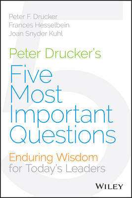 PETER DRUCKERS FIVE MOST IMPORTANT QUESTIONS (Hardcover)