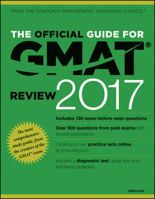 THE OFFICIAL GUIDE FOR GMAT REVIEW 2017  PB