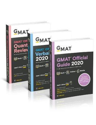 GMAT OFFICIAL GUIDE 2020 BUNDLE : 3 BOOKS  ONLINE QUESTION BANK