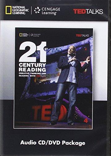 21st CENTURY READING - TED TALKS 4 AUDIO CD AUDIO CD  DVD PACKAGE