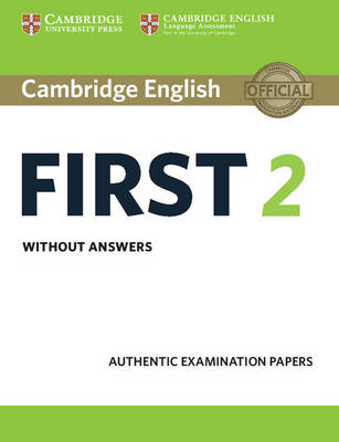 CAMBRIDGE ENGLISH FIRST 2 SB WO A