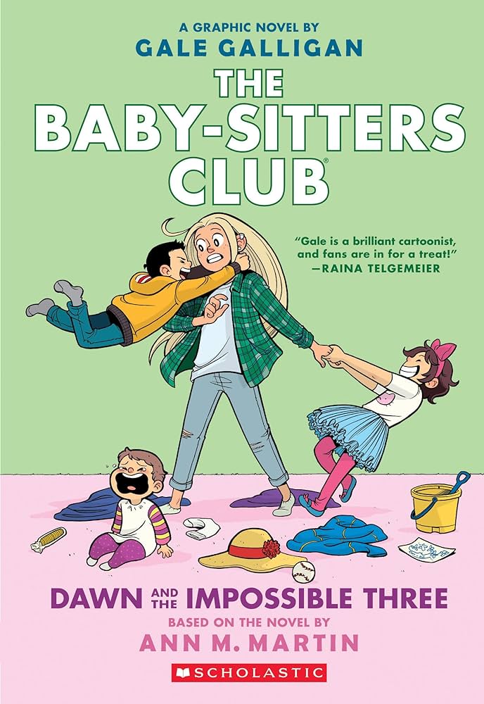 THE BABYSITTERS CLUB GRAPHIC NOVEL 5: DAWN AND THE IMPOSSIBLE THREE PB