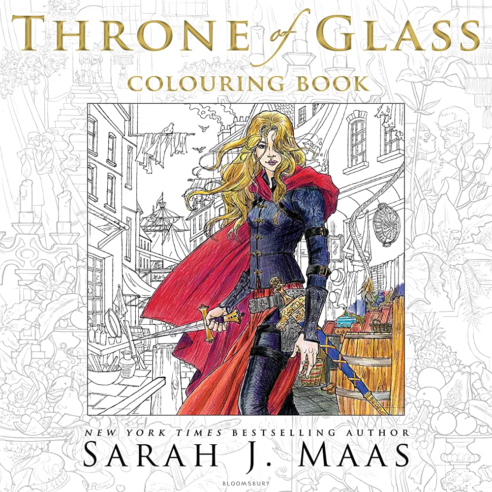 THE THRONE OF GLASS COLOURING BOOK PB