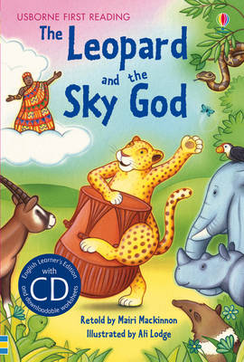 USBORNE FIRST READING : THE LEOPARD AND THE SKY GOD ( CD) HC
