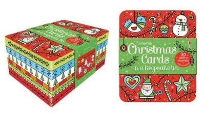 USBORNE CHRISTMAS CARDS TIN