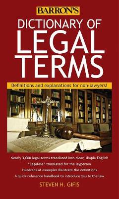DICTIONARY OF LEGAL TERMS 5TH ED
