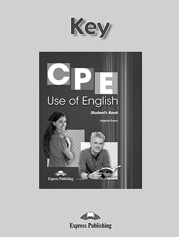 CPE USE OF ENGLISH KEY 2013