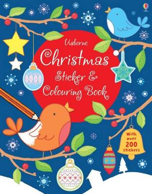 CHRISTMAS STICKER AND COLOURING PB