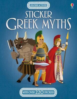 USBORNE ACTIVITIES : STICKER GREEK MYTHS PB