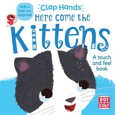 HERE COME THE KITTENS: A TOUCH-AND-FEEL BOARD BOOK WITH A FOLD-OUT SURPRISE (CLAP HANDS)  HC BBK