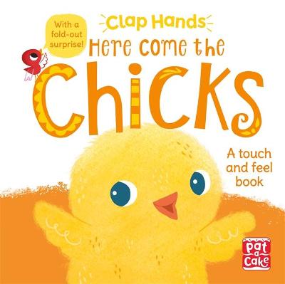 HERE COME THE CHICKS : A TOUCH AND FEEL BOARD BOOK WITH A FOLD-OUT SURPRISE HC BBK