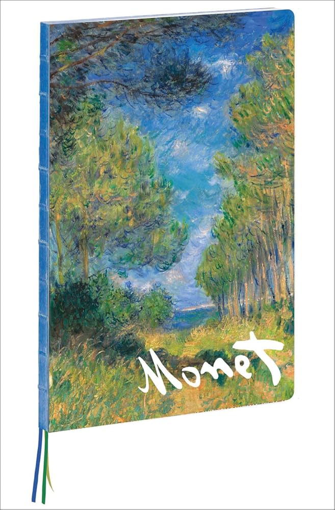 A4 Σημειωματάριο: Pine Tree Path, Claude Monet