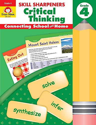 Skill Sharpeners: Critical Thinking, Grade 4 Workbook (Student) (Skill Sharpeners Critical Thinking)