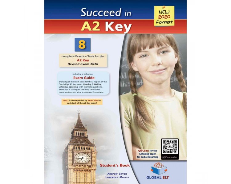 SUCCEED IN A2 KEY 8 PRACTICE TESTS TCHR S NEW 2020 FORMAT