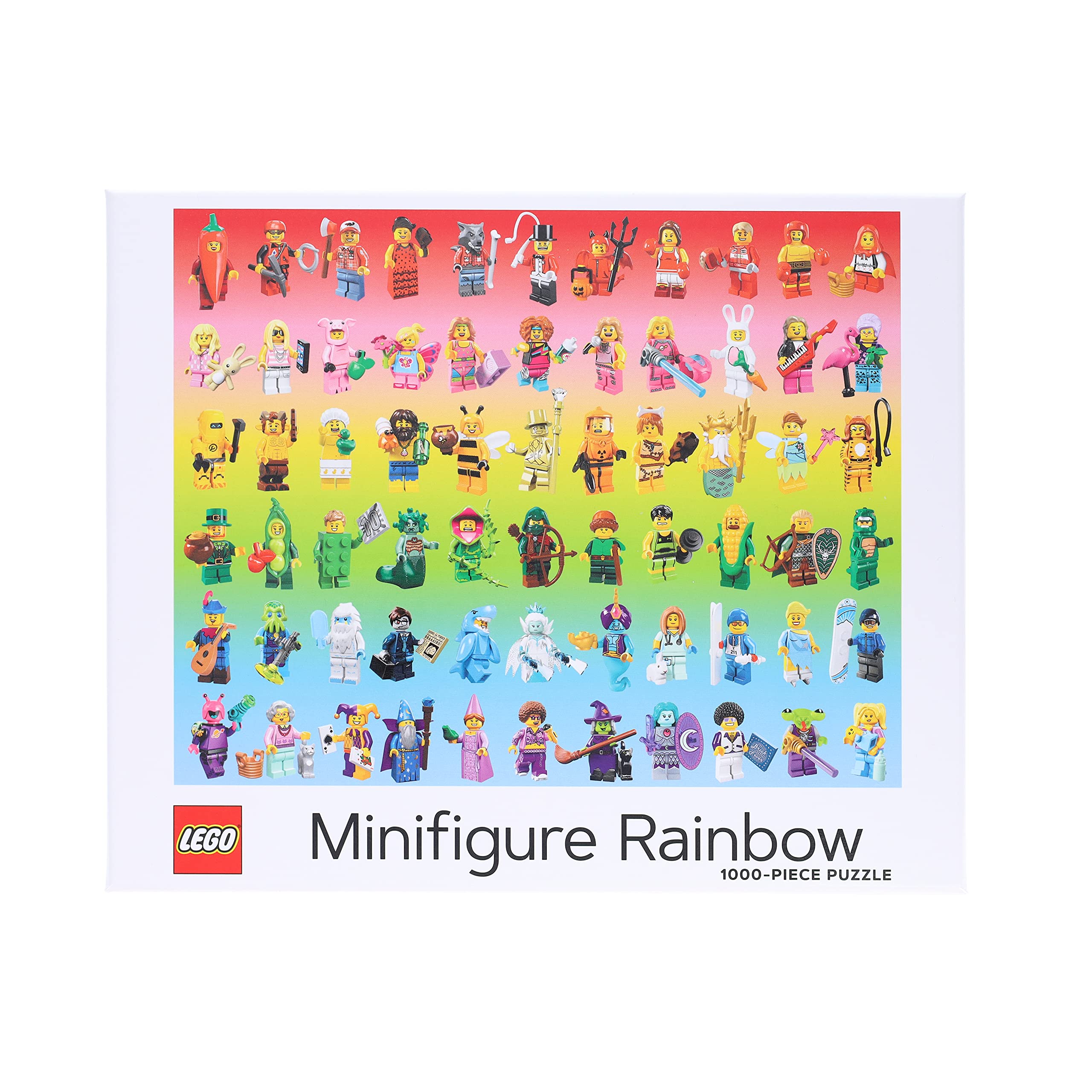 LEGO MINIFIGURE RAINBOW 1000-PIECE PUZZLE