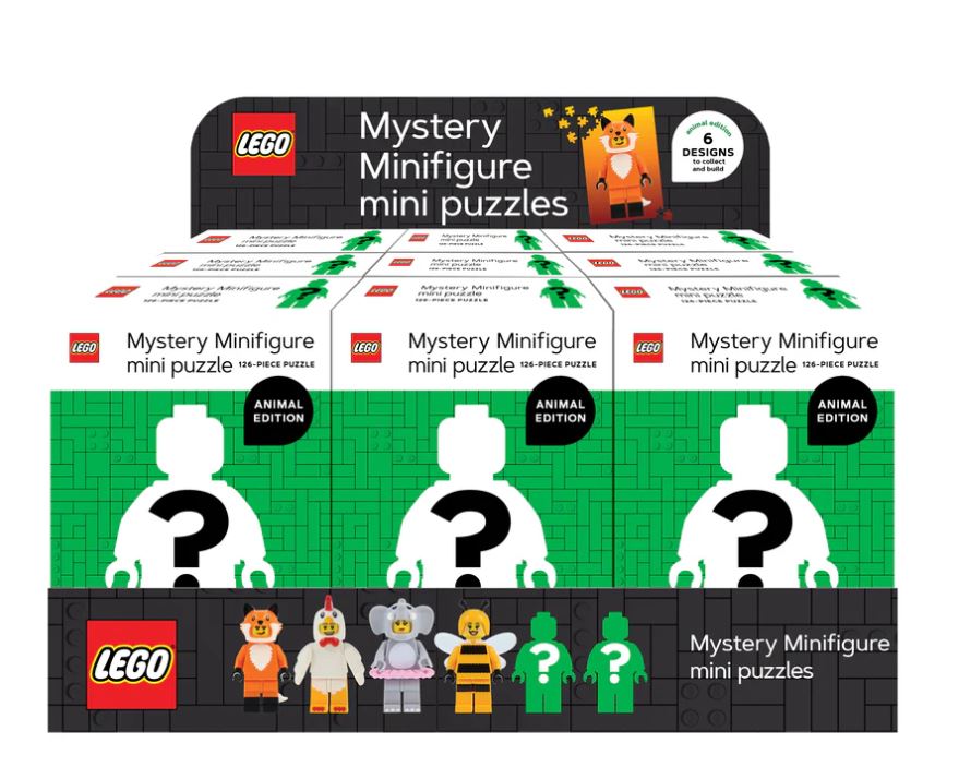 LEGO MYSTERY MINIFIGURE PUZZLES 12 COPY CDU (GREEN: ANIMAL EDITION)