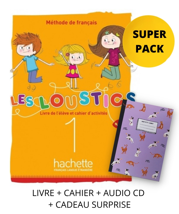 SUPER PACK LES LOUSTICS VOLUME 1 A1.1 (LE  CA  AUDIO CD  LEXIQUE  CADEAU SURPRISE)