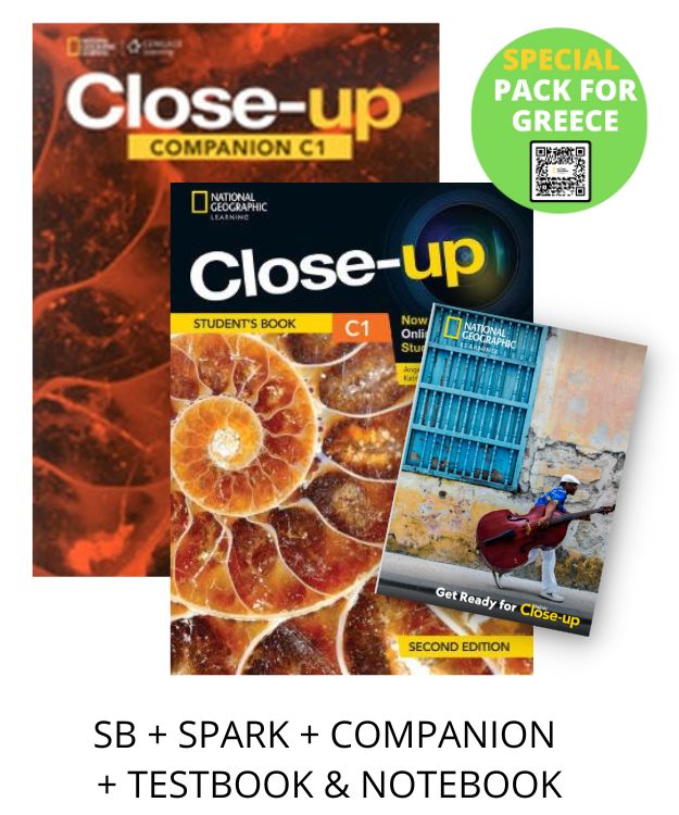CLOSE-UP C1 SPECIAL PACK FOR GREECE (SB  SPARK  COMPANION  TESTBOOK  NOTEBOOK)