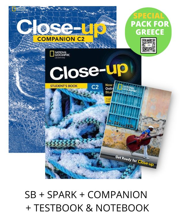 CLOSE-UP C2 SPECIAL PACK FOR GREECE (SB  SPARK  COMPANION  TESTBOOK  NOTEBOOK)