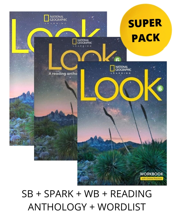 LOOK 6 SUPER PACK FOR GREECE (SB  SPARK  WB  READING ANTHOLOGY  WORDLIST)