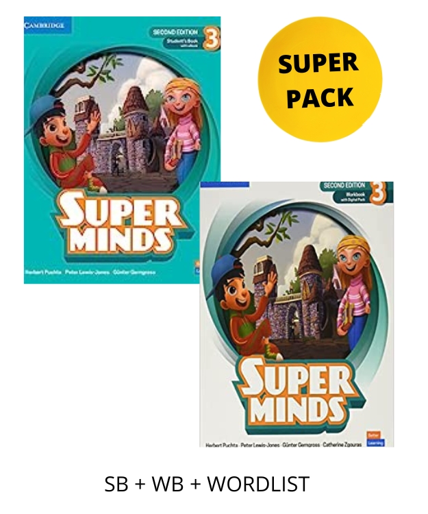 SUPER MINDS 3 SUPER PACK (SB  WB  WORDLIST)