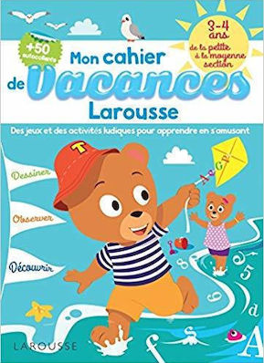 CAHIER DE JEUX DE VACANCES LAROUSSE 2-3 ANS