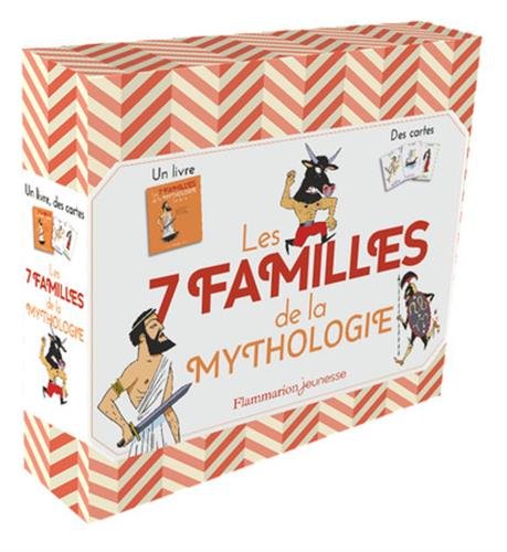 LES 7 FAMILLES DE LA MYTHOLOGIE : 1 LIVRE ET 45 CARTES