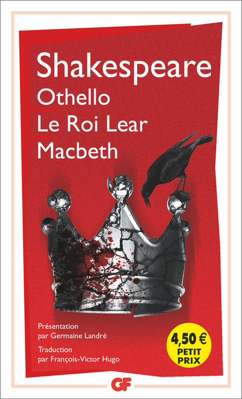 GF OTHELLO - MACBETH - LE ROI LEAR  POCHE